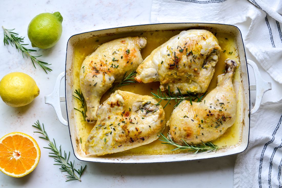 Citrus Garlic Roasted Chicken Nourishing Meals® 